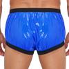 Freebily Men Adult Diaper Covers Zipper Front High Waist PVC Wet Look Special Needs Clothing Blue Large view 2