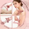 InfiniteRelax Body Gua Sha Tool (Pink), Large Body Gua Sha for Lymphatic Drainage Tool & Cellulite Massage Tool, Suitable for Back, Legs, Neck and Women's Full Body Sculpting view 3