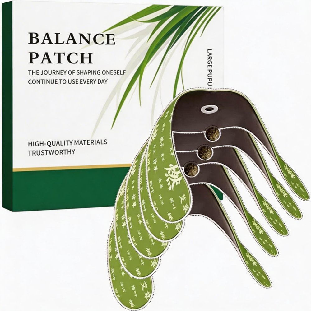 5PCS Japanese Herbal Patch,Natural Plant-Based Navel Relief Patches with Gentle Adhesive Design,Japanese Herbal Balance Patch for Abdominal Comfort,Easy Topical Use