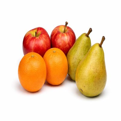Fresh Fruit Variety Pack 6 Count (Honeycrisp Apples, Navel Oranges & D'anjou Pears)