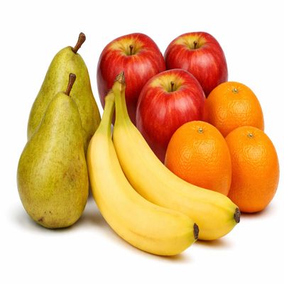 Fresh Fruit Variety Pack (10 Count) 3 Honeycrisp,Navel Oranges, D'anjou pear & Bananas Healthy Snack Box for Home, Office & Gifting