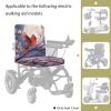 Fiqyvagox Cardinal Peach Blossom Moon Print Mobility Scooter Seat Cover Replacement, Cozy Electric Wheelchair Seat Cover, Electric Scooter Covers for Wheelchairs Mobility Scooters view 2