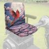 Fiqyvagox Cardinal Peach Blossom Moon Print Mobility Scooter Seat Cover Replacement, Cozy Electric Wheelchair Seat Cover, Electric Scooter Covers for Wheelchairs Mobility Scooters view 3