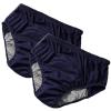 2 Pack Incontinence Underwear Men Post Surgery Care Leakproof Panties Washable Cloth Diapers Cotton Absorbent Briefs view 1