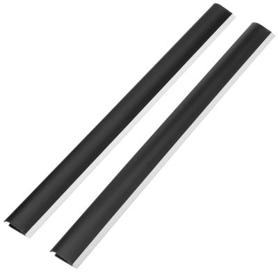 FUOYLOO Dustpan Lip Replacement Strips 29cm Plastic Edge Repair Seals 2pcs for Household and Commercial Dustpan Maintenance