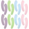 Tressify 16 Pcs Adhesive Toilet Seat Cushions, Lint Pads, Soft Warm Covers, Multicolor, All Season Travel Bathroom view 1