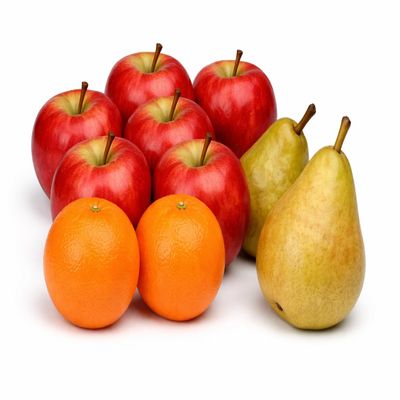 Fresh Fruit Variety Pack 10 Count (Fuji Apples, Navel Oranges & D'anjou Pears)