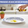 VIVAVENTURE 30 Pack Disposable Paper Plates, 10 Inch Round Paper Dishes, Microwave Safe, Soak Proof, Cut Resistant, Heavy Duty Disposable Plates for Everyday Use, Parties, Picnics and Events view 3