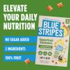 Blue Stripes Pineapple Cacao Superfruit Gummies - 100% Fruit Snack for Kids & Adults | No Sugar Added, Gluten Free, Vegan Gummy | 30 Single Serve Pouches (0.7oz) for School, Travel (6 5-ct boxes) view 3