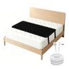 Grounding Mat for Bed,PU Leather Grounding Bed Mat with 15Ft Cord, Grounding Mattress Pad for Sleeping (Queen) view 1