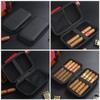 AMUSLESUR Portable Eva Cigar Case 8 Slots Travel Humidor Box Lightweight Cigar Storage Organizer with Zipper for Outdoor Use view 3