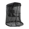 Outdoor Swing Mosquito net Fishing Courtyard Garden Mosquito net Swing Rocking Chair Blackout Gauze Travel Simple Installation Mosquito net(Black(),185 * 125 * 205CM) view 2
