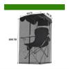 Outdoor Swing Mosquito net Fishing Courtyard Garden Mosquito net Swing Rocking Chair Blackout Gauze Travel Simple Installation Mosquito net(Black(),185 * 125 * 205CM) view 4