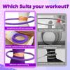3 lbs Soft Weighted Hoop for Adults -Fold Gentle Fat Burning and Waist Toning, Pinch-Proof Design,Soft Material Won't Irritate Skin Perfect for Home/Travel/Postpartum Recovery view 3