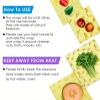 PACETAP 4-Pack Organic Beeswax Wraps, Reusable Food Wraps, Sustainable Beeswax Paper for Food Storage Cloth Wraps for Sandwich, Cheese, Fruits, and Vegetables (2 Large 35cm + 2 Small 18cm) view 4
