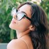 2SeeLife 3-Pack Oversized TR-90 Cat Eye Reading Glasses for Women Narrow-Medium Fit, Durable and Sturdy Frame, Premium Readers, Black, Champagne, Tortoise Brown, +2.25 view 3