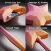 3D Credit Card Wand Holder, Tap to Pay Wand Credit Card Holder, Debit Contactless Pay Wand, Easy Checkout for Magic Lovers (Pink Heart) view 2