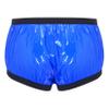Mufeng Mens Waterproof Anti-Leak Diaper Cover Elastic Bands Washable Incontinence Underwear Blue 3X-Large view 4