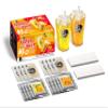 JWAY Instant Boba Bubble Tea Kit 8 Servings, 4 Mango & 4 Pineapple Juice Drinks Mix Variety Pack with Authentic Crystal Tapioca Pearls, Ready In Under 1 Minute, Paper Straws Included, Boba Party Gift Kit Set view 1