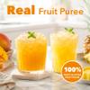 JWAY Instant Boba Bubble Tea Kit 8 Servings, 4 Mango & 4 Pineapple Juice Drinks Mix Variety Pack with Authentic Crystal Tapioca Pearls, Ready In Under 1 Minute, Paper Straws Included, Boba Party Gift Kit Set view 2