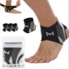 Ankle Brace for Men & Women, Adjustable Breathable Lace-Up Stabilizer with Figure-8 Straps for Sprained Ankle Support, Prevents Rolling, Ideal for Basketball, Running, and Sports (Gray*1) view 1