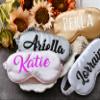 Personalized Sleep Eye Mask 3D Effect Custom Monogram for Bridesmaid, Wedding, Bachelorette, Birthday Sleepover & Bachelorette Parties view 1