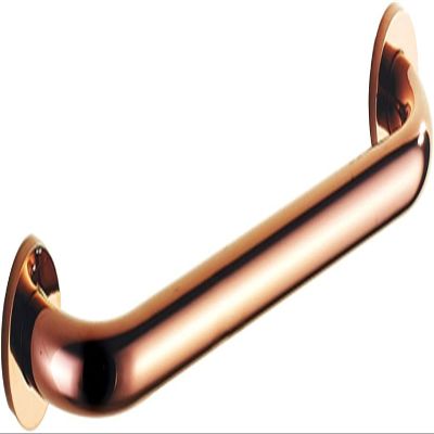 All Copper Rose Gold Grab Bar for Bathroom, Bathtub & Kitchen - Safety Handrail for Elderly, Pregnant Women & Disabled - Secure Bathroom Support Handle