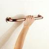 All Copper Rose Gold Grab Bar for Bathroom, Bathtub & Kitchen - Safety Handrail for Elderly, Pregnant Women & Disabled - Secure Bathroom Support Handle view 2