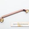 All Copper Rose Gold Grab Bar for Bathroom, Bathtub & Kitchen - Safety Handrail for Elderly, Pregnant Women & Disabled - Secure Bathroom Support Handle view 3