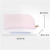 HIONJIN Leather Large Capacity Student Pencil Case Literary Art Bag view 2