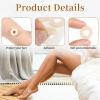 150 Pcs Corn Cushions for Toes Self-Adhesive Foam Foot Pads, Soft Latex Sponge Callus Protectors, Corn Pads for Pain Relief, Breathable Foot Care Cushions for Men & Women view 2