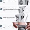 1 PAIR Copper Knee Brace Knee Support with Patella Gel Pad & Side Stabilizers for Knee Pain Sport Arthritis ACL Joint Pain Relief (Grey, Small) view 2