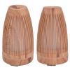 100-200ml Essential Oil Diffuser, Wood Grain Humidifier with 7 - Color Night Light, USB Powered Silent Mist Humidifier for Home Office Bedroom view 3