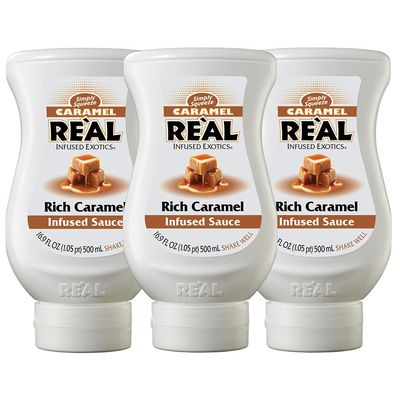 Rel Infused Exotics Rich Caramel Syrup, 16.9 fl oz, 3 Pack