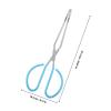 DECHOUS Stainless Steel Toilet Paper Tongs Self Assist Tong 11-inch Bathroom Wiping Aid for Elderly Disabled Overweight Users Toileting Hygiene Grabber Tool view 2