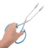 DECHOUS Stainless Steel Toilet Paper Tongs Self Assist Tong 11-inch Bathroom Wiping Aid for Elderly Disabled Overweight Users Toileting Hygiene Grabber Tool view 3