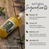 Wild Vibes Lavender Eucalyptus Body & Massage Oil - Aromatherapy, Jojoba, Papaya & Shea Oils, Vitamin E, Lupine Seed Extract for Collagen production Nourishing Oil for all skin types 4oz view 3