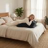 LEIOOQUN Wedge Body Positioner Pillow Memory Foam Ergonomic Wedge Pillow 27-Degree Incline for Leisure Reading Watching TV and Relaxing Comes with A Removable Pillowcase view 3