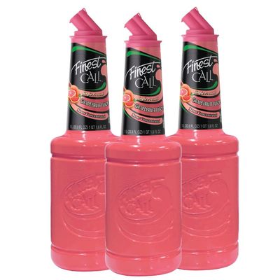 Finest Call Single Pressed Grapefruit Juice Drink Mix, 1L Bottle, 3 Pack