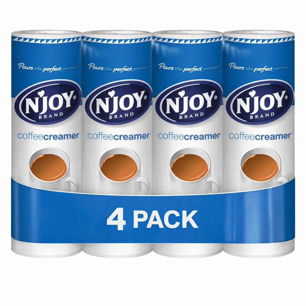N'JOY Coffee Creamer, Pours the Perfect Portion, 4 Pack
