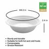 ProTakeOut Bagasse Noodle Bowls, Compostable Disposable Food Containers, Round & Square Bowls, Multiple Sizes and Pack Counts Available (30, 32 oz Round) view 2