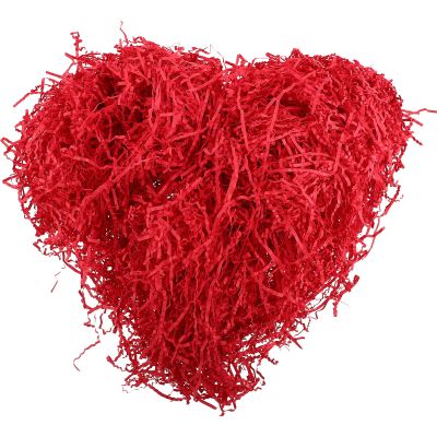 balacoo Red Crinkle Shredded Paper Filler 200g Pack, Shredded Tissue Paper for Box Stuffing, Packaging and Shipping Box Filler for Party, Wine, and Cosmetic Packaging