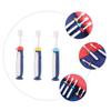 Alasum 3pcs Toothbrush Set Soft Bristle Manual Toothbrushes for 3-12 Years Cartoon Design with Bristles for Daily Oral Care Random Color view 3