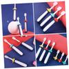GLSTOY 3pcs Toothbrush Set Soft Bristle Cartoon Teeth Brush for Oral Care Training 3-12 Years Old Light Blue Yellow Red Random Color view 4