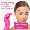 Inspire Pink Gloves Disposable Latex Free | Nitrile Pink Glove Hair and Nail Salon, Esthetician Nitrile Disposable Gloves (100, Large) view 3