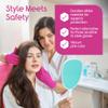 Inspire Pink Gloves Disposable Latex Free | Nitrile Pink Glove Hair and Nail Salon, Esthetician Nitrile Disposable Gloves (100, Large) view 4