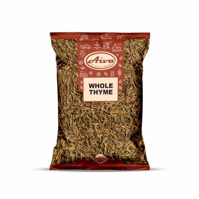 Aiva Dried Thyme Leaves (Thyme Flakes) | Tomillo Entero | Thymus vulgaris L. - 14 oz (400 gm)