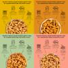 Stellar Snacks Pretzel Braids, 5 Flavor Variety Sampler Pack of Regular and Mini Pretzels Combo, Maui Monk, Simply Stellar, French Dijon, Bold Herby, Cinnamon Dolce, 12 Oz Pretzels & 1.5 Oz Bags, Gourmet Pretzel Sticks, Vegan, Kosher, Non GMO, Peanut view 4