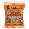 Wallace's Tasty Red Pepper Seasoned Pork Strips with Skin Attached, Chicharrones Fried Hard Skins, 1.875 Ounce (18 Count) view 1