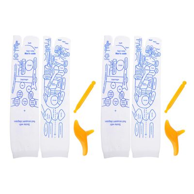 HINTRMENT Foot Massage Sock Set with Reflexology Tools, Acupressure Foot Pressure Point Socks for Men, 2 Sets for Athletes, Office Workers, Seniors, and Relaxation Therapy